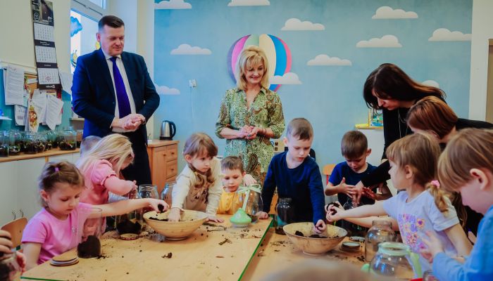 Warsztaty „Las w słoiku” w ramach projektu „Bądźmy EKO w Lubartowie”
